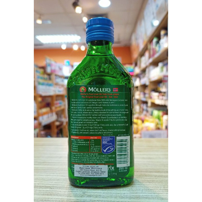 Moller's Tran Cod Liver Oil 250ml - Nontoxic Wellness SHOP