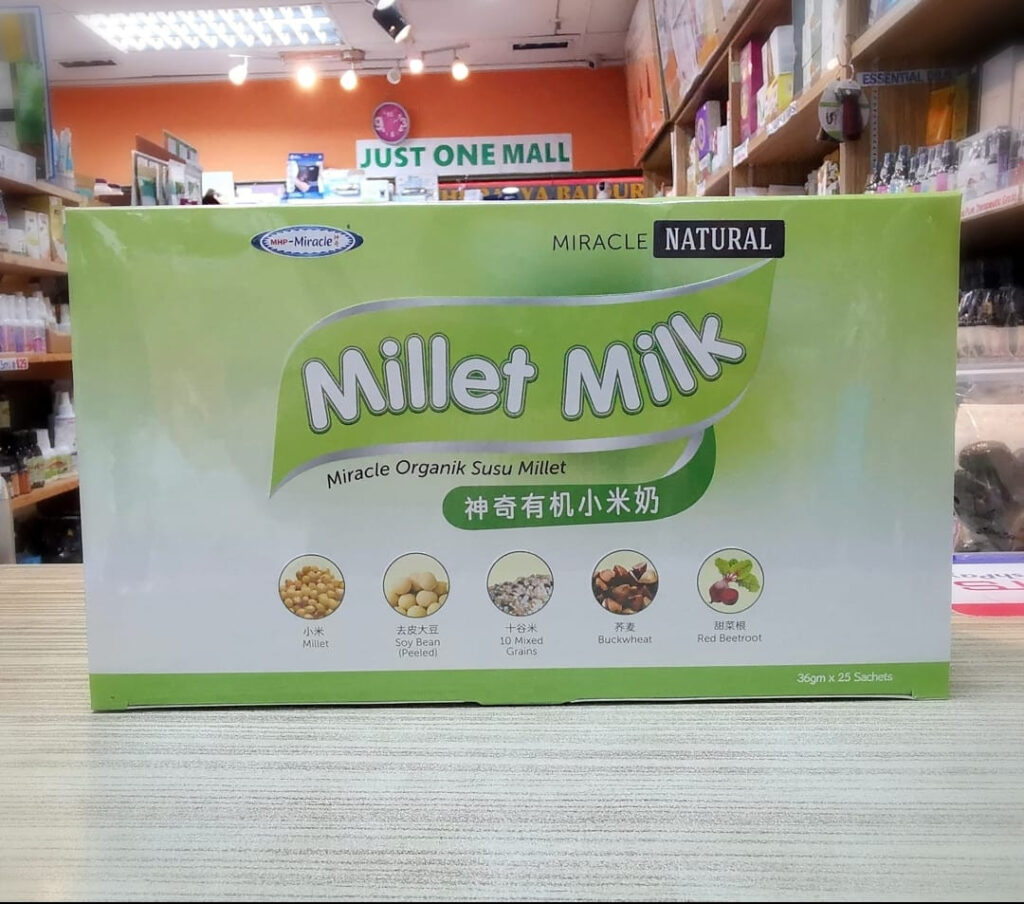 Miracle Organic Millet Milk 有机小米奶 900g/36g x 25 sachets