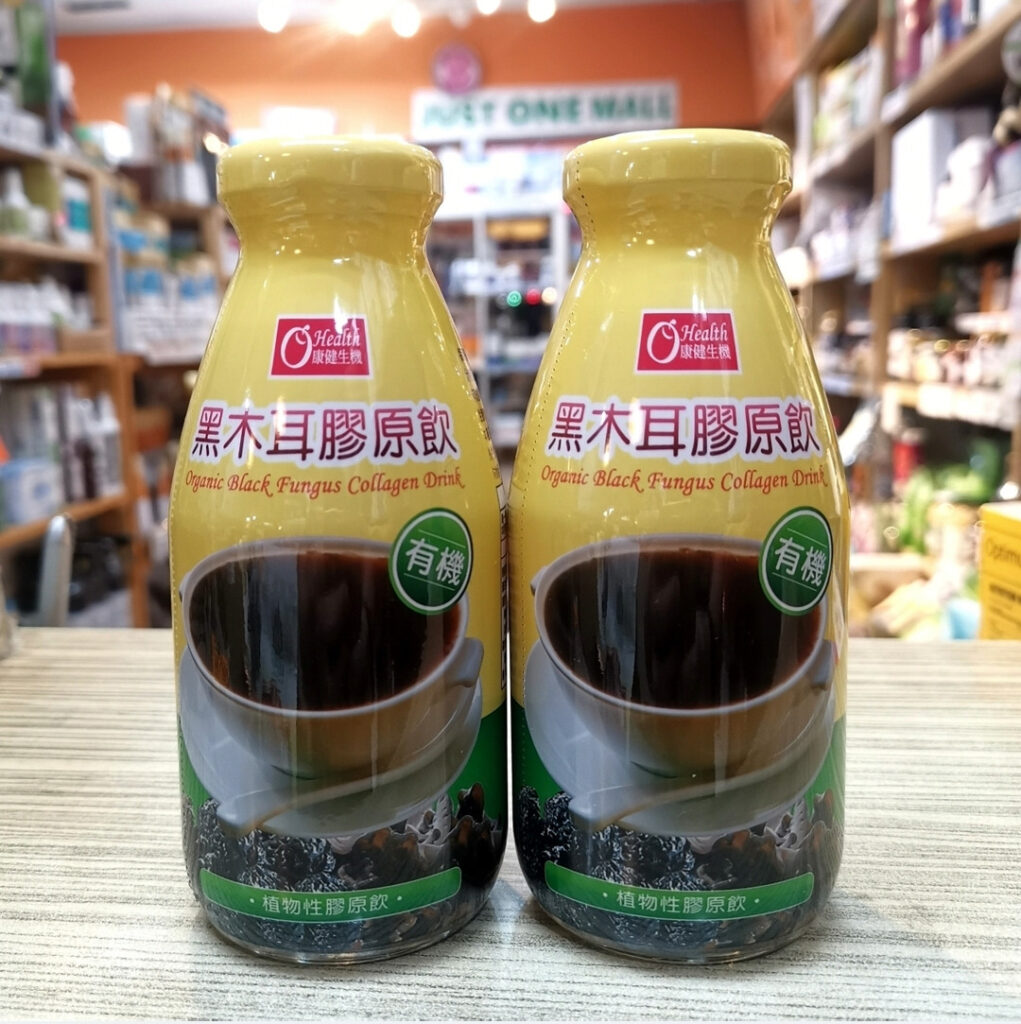 Taiwan O Health Organic Black Fungus Collagen Drink (290ml x 2) 台湾有机园-康健有机黑木耳露