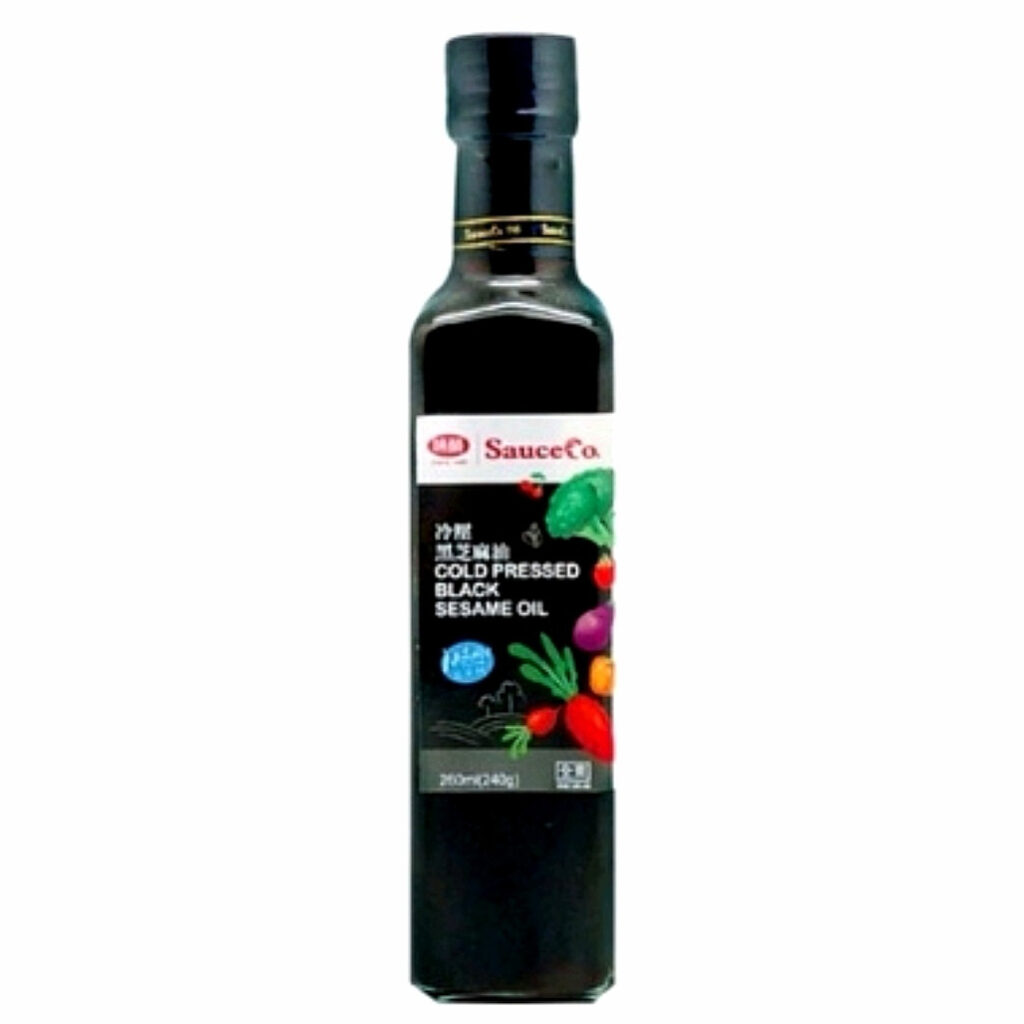 Sauce Co Cold-Pressed BLACK Sesame Oil 味榮冷壓“黑芝麻”油 260ml