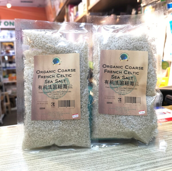 Organic French Celtic Sea Salt (Coarse) 有机法国粗海盐 200g x 2 packets