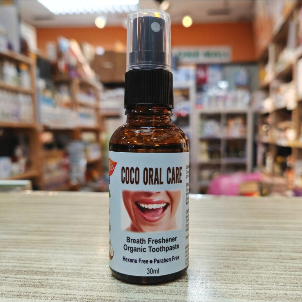 Coco Oral Care 30ml - Organic Botanical Ingredients for Gum Care/Oral Hygiene/Breath Freshener/Toothpaste