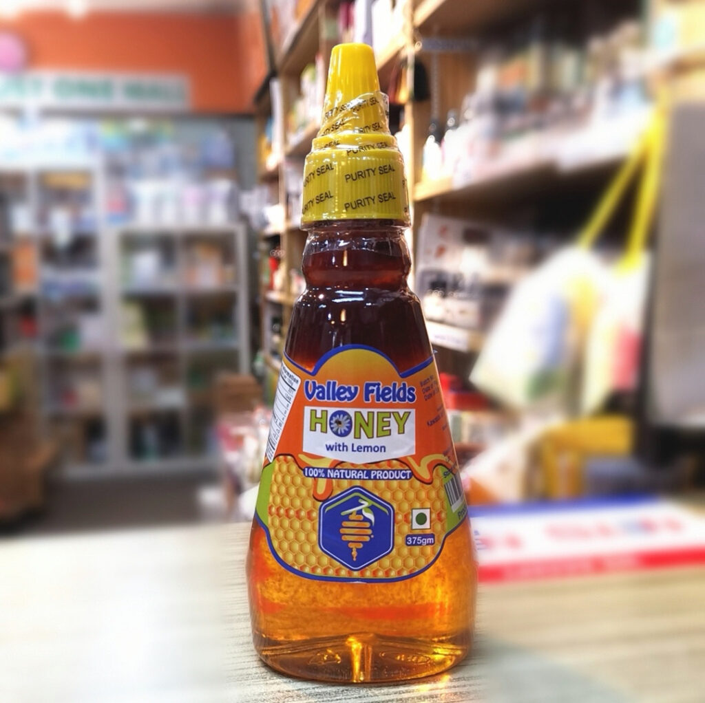 Valley Fields Honey with Lemon 375ml