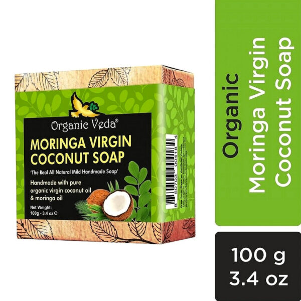 Moringa Virgin Coconut Handmade Soap 有机辣木籽皂 100g