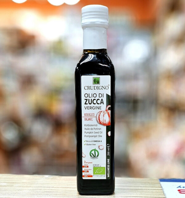 Crudigno Organic Pumpkin Seed Oil 有机南瓜籽油 250ml