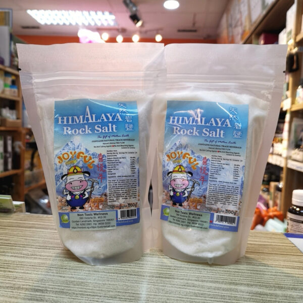 Himalayan Rock Salt (naturally white) 天然白岩盐 2 x 500g