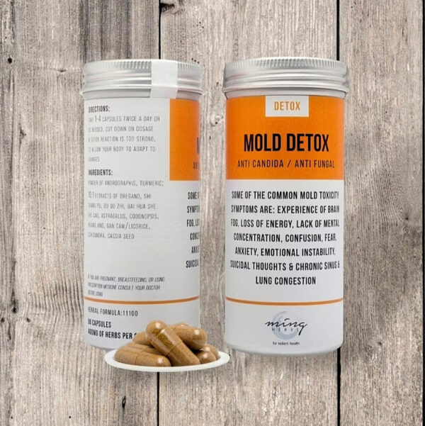 Mold Detox 90 CAPSULES ELIMINATING MOLD, FUNGUS & CANDIDA - Image 3