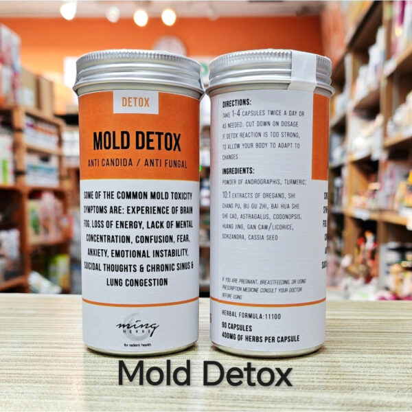 Mold Detox 90 CAPSULES ELIMINATING MOLD, FUNGUS & CANDIDA