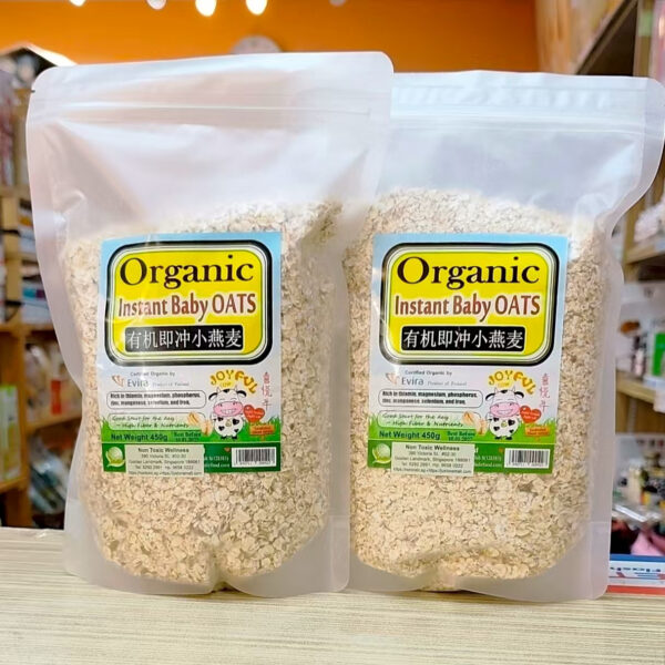 Organic Instant Baby Oats (Finland) 有机即冲小燕麦 (450gx2pkt)