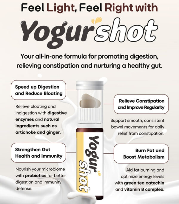 Yogurshot | Digestive Relief & Daily Gut Booster (7 shots) - Image 5