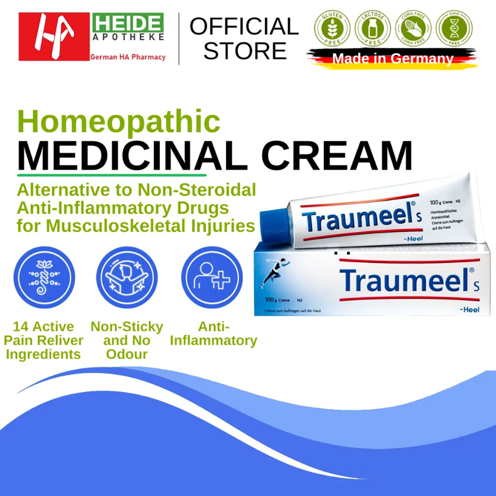 Traumeel Cream 50g 止痛消炎软膏(德国奥运会国家队指定用品)Traumeel Cream Non-Sticky Smooth Topical Pain Relief - Muscle Joint Back Arthritis Injury - Image 7