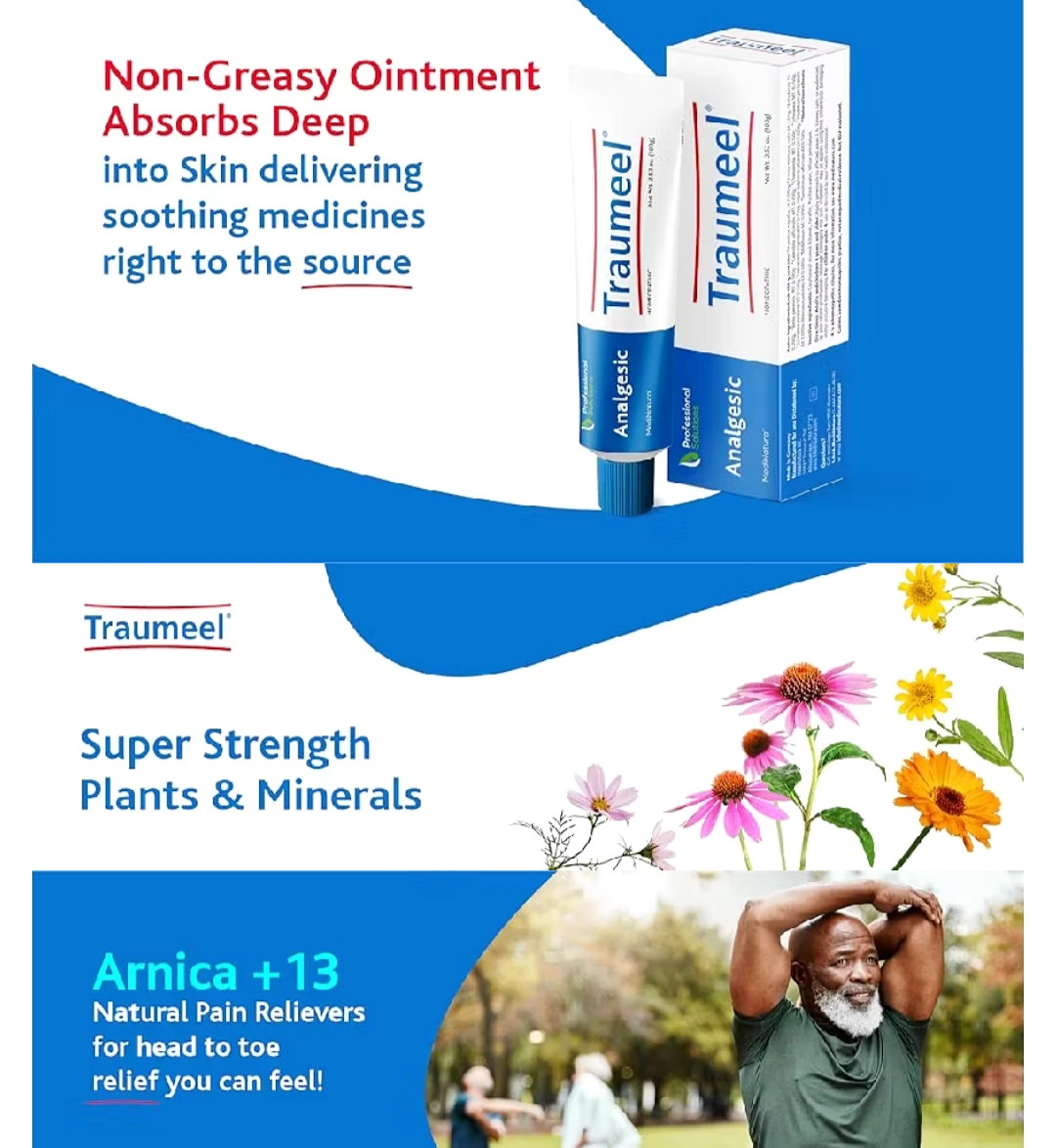 Traumeel Cream 50g 止痛消炎软膏(德国奥运会国家队指定用品)Traumeel Cream Non-Sticky Smooth Topical Pain Relief - Muscle Joint Back Arthritis Injury - Image 8