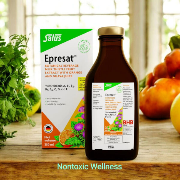 92395162ea7cb0679a860b671edcabf4.jpeg Salus Epresat® BOTANICAL BEVERAGE MILK THISTLE FRUIT EXTRACT WITH ORANGE & GUAVA JUICE 250ml