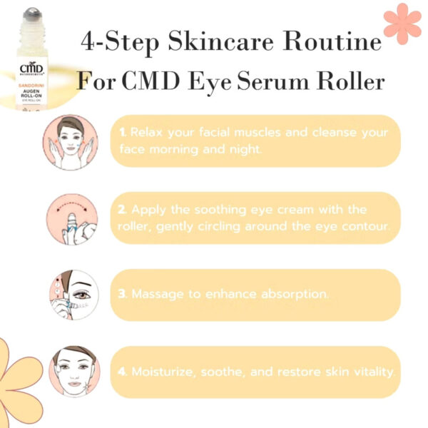 Organic Eye Roller Serum Sea Buckthorn Argan Oil Hyaluronic Acid & Aloe Vera Anti-Dark Circles Eyebag 抗黑眼圈眼袋10ml - Image 5