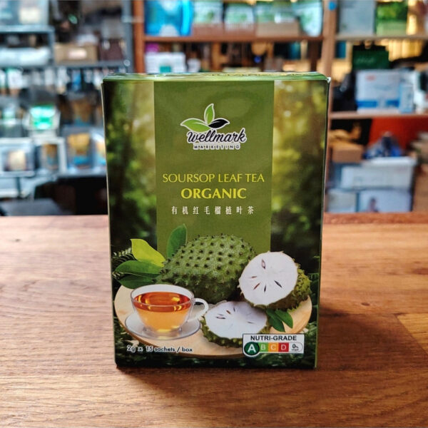 0491e8f2b89c6ec7d82448d10ed3135c.jpeg Organic Soursop Leaf Tea 2g x 15s 有机红毛榴梿叶茶