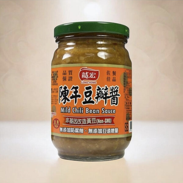 [龍宏] 台湾陳年豆瓣醬(全素) Mild Chili Bean Sauce 460g (Product of Taiwan)