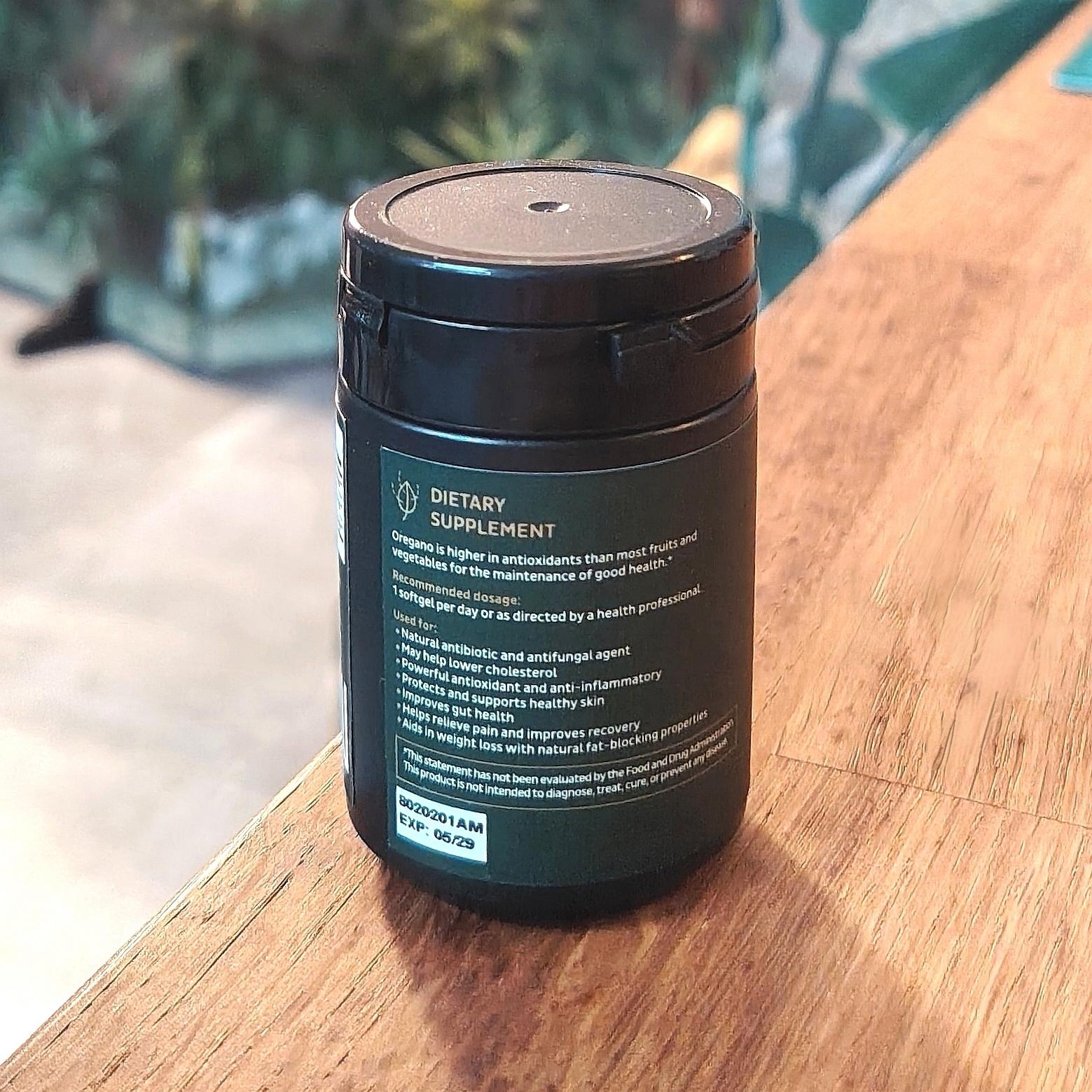 Oil of Oregano 180mg Antioxidant 30 softgel capsules - Image 4