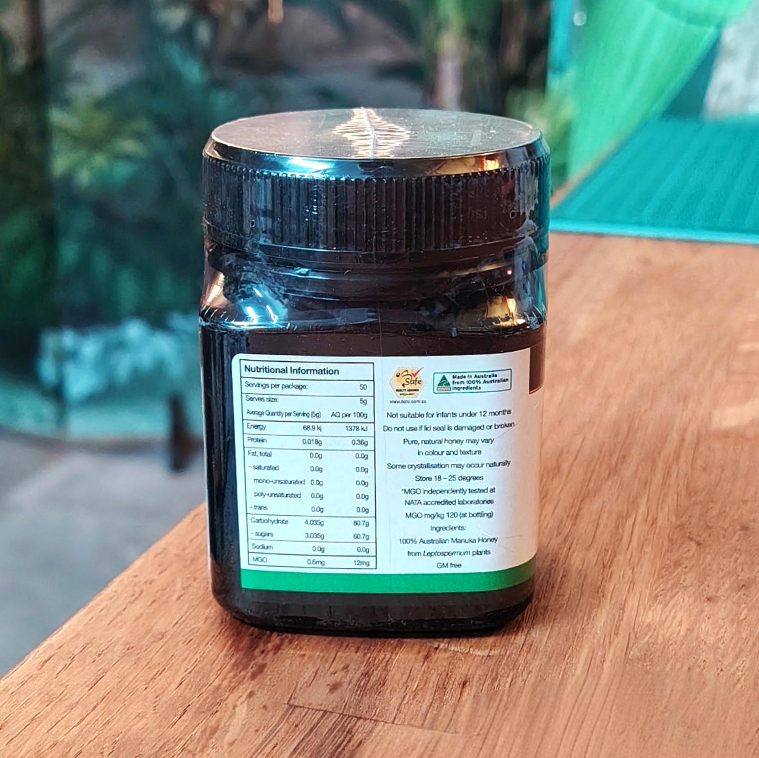 BERRINGA AUSTRALIAN MANUKA HONEY 250g (MGO 120+) - Image 3