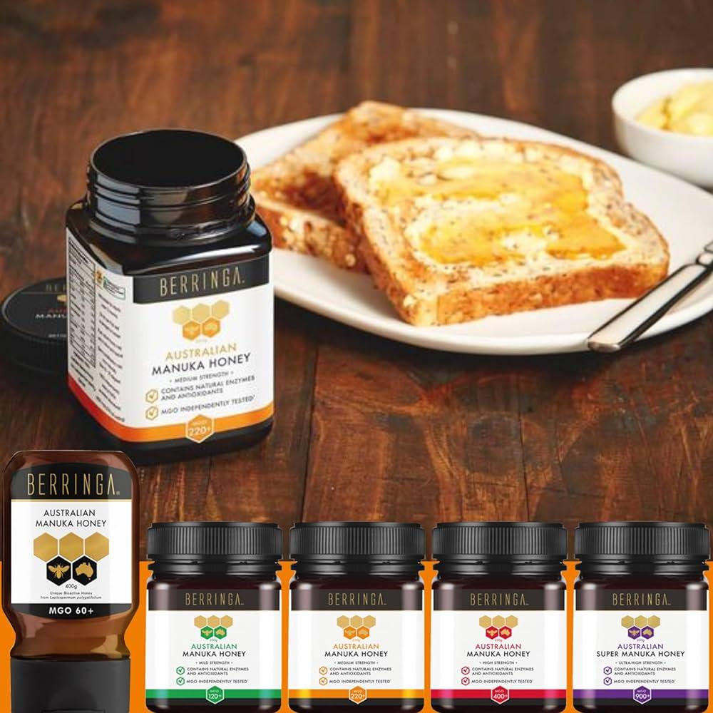 BERRINGA AUSTRALIAN MANUKA HONEY 250g (MGO220+) - Image 6