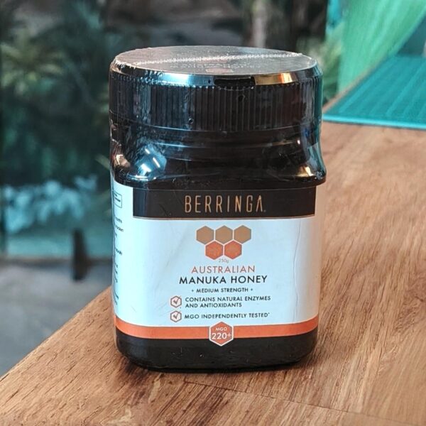 ad46b90d592e4f1402bb0d6f98c2162c.jpeg BERRINGA AUSTRALIAN MANUKA HONEY 250g (MGO220+)