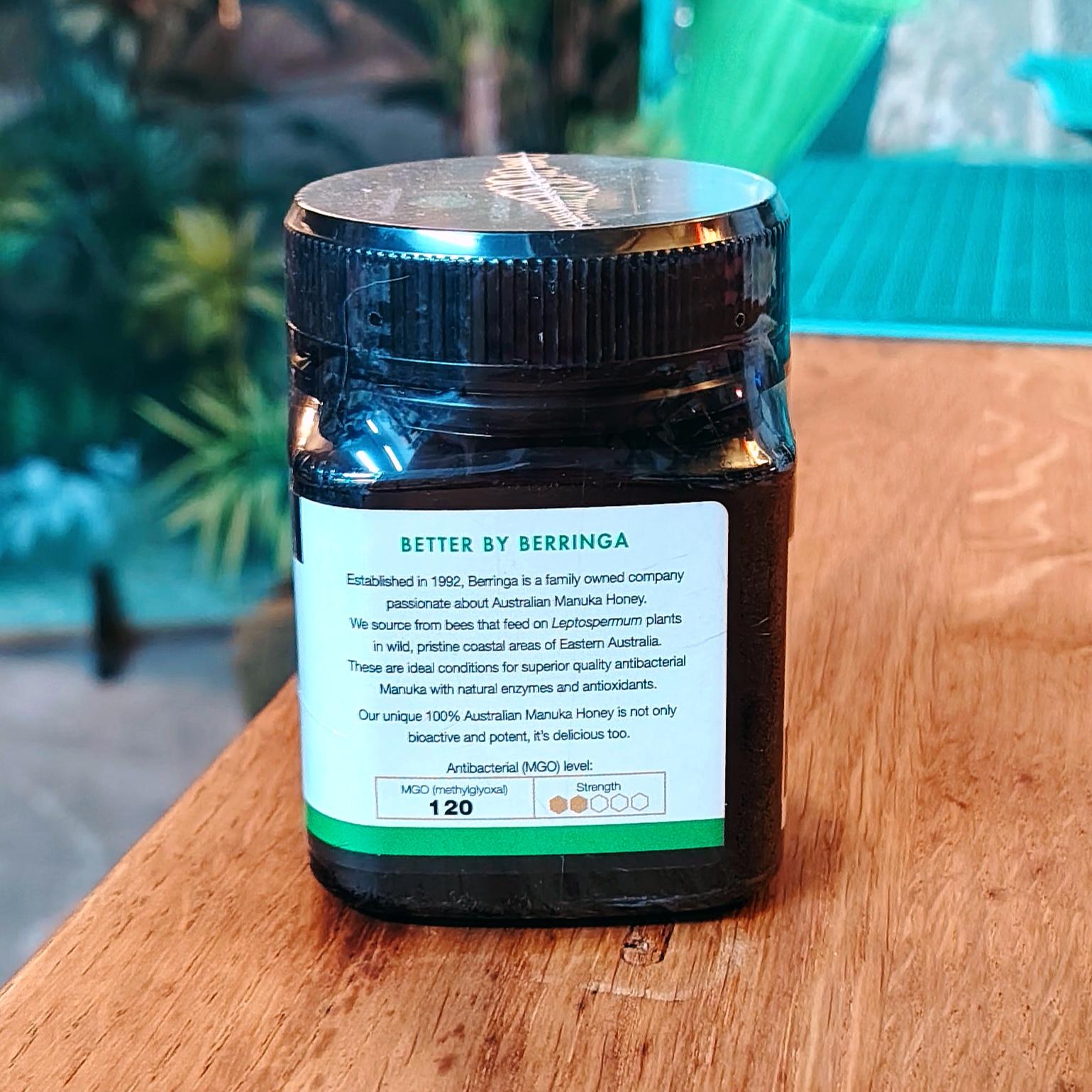 BERRINGA AUSTRALIAN MANUKA HONEY 250g (MGO 120+) - Image 2