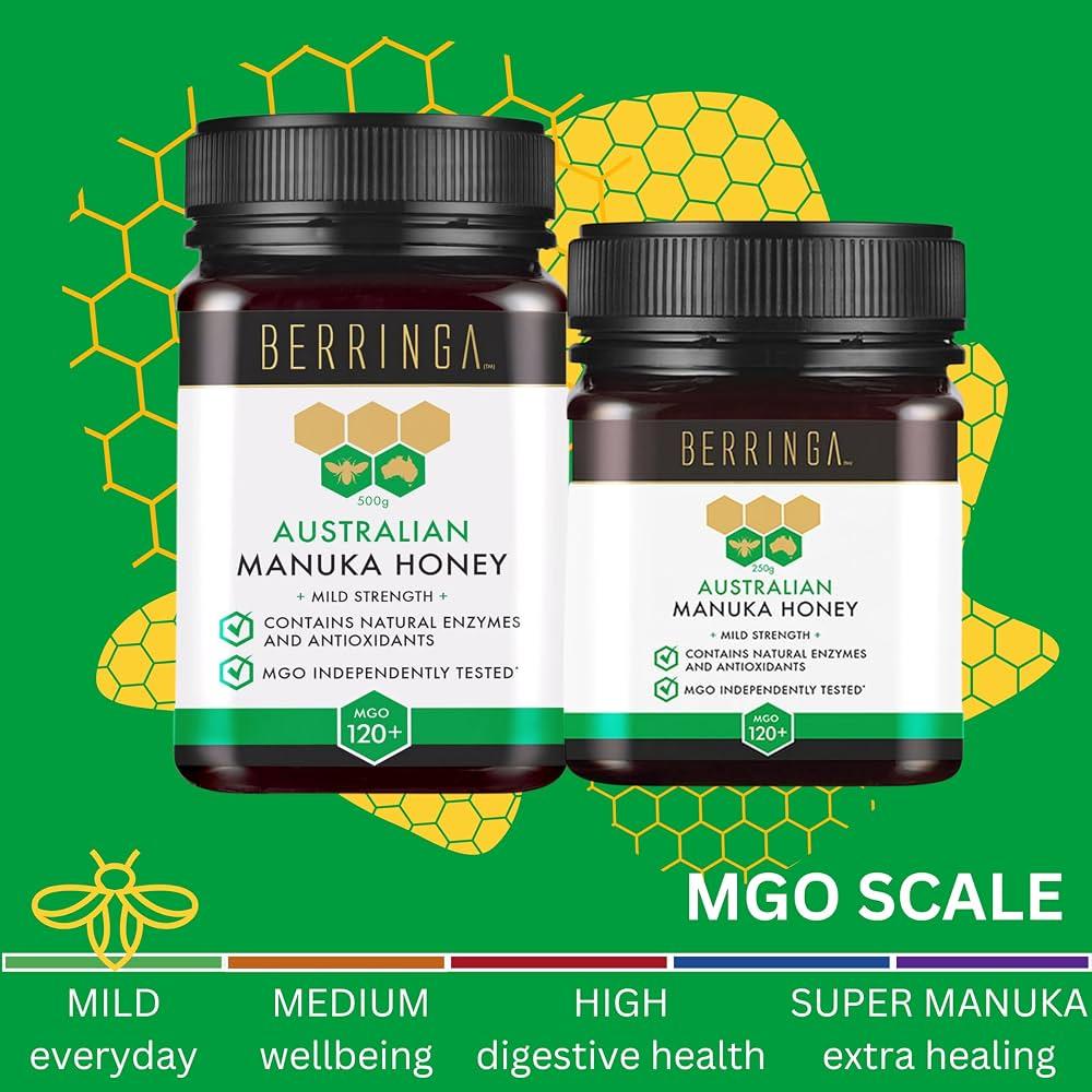 BERRINGA AUSTRALIAN MANUKA HONEY 250g (MGO 120+) - Image 7